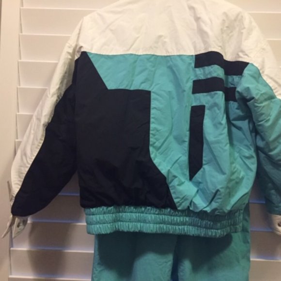 Vintage 90s Ladies' Ski Jacket and Pants/Mittens - Picture 2 of 7